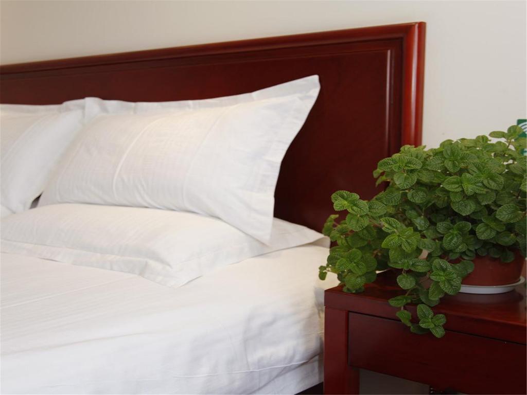 Greentree Inn Shanghai Dongming Road Subway Station Express Hotel Bagian luar foto